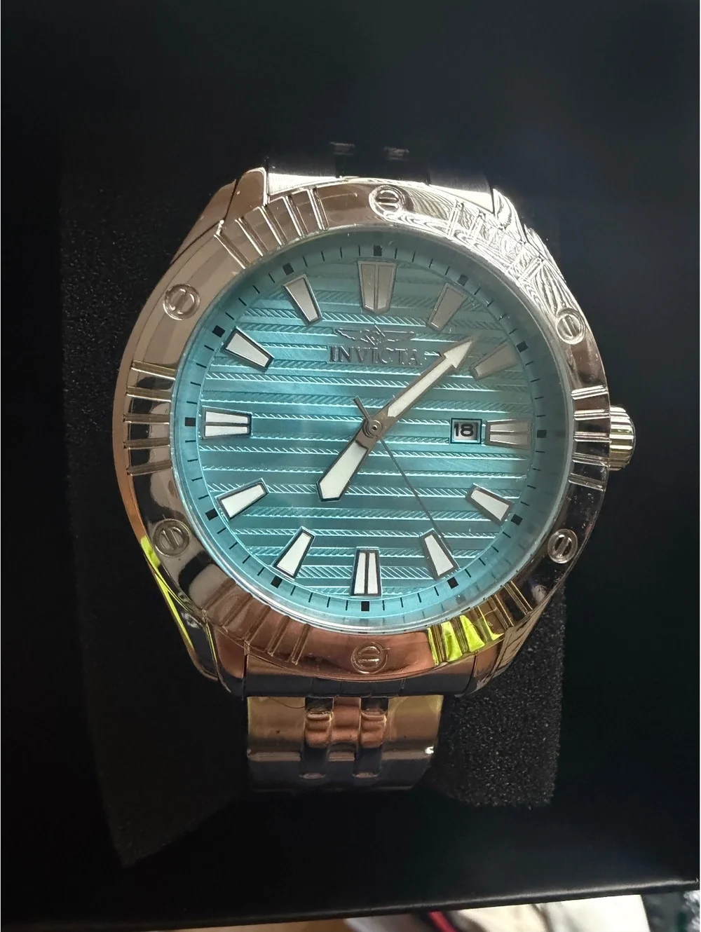 $279 INVICTA angel blue dial unisex watch